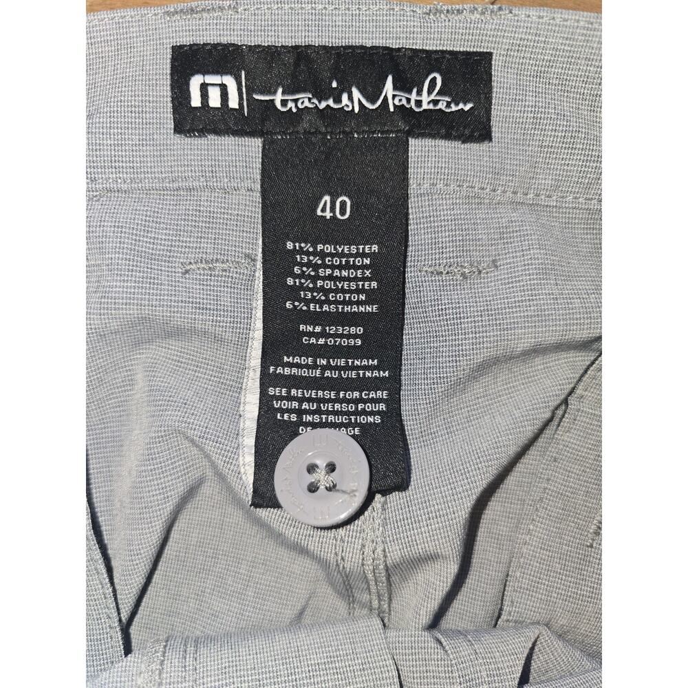 Travis Mathew Grey Stretch Shorts Size 40, NWT - Picture 9 of 9